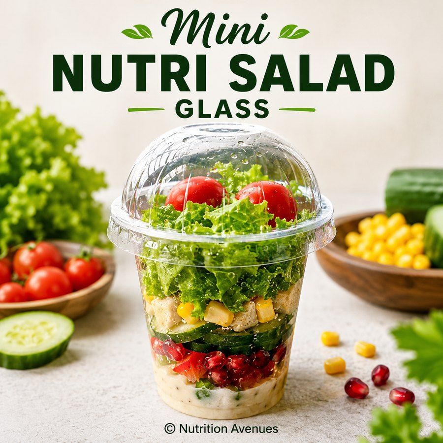 Mini Nutri Salad Glass